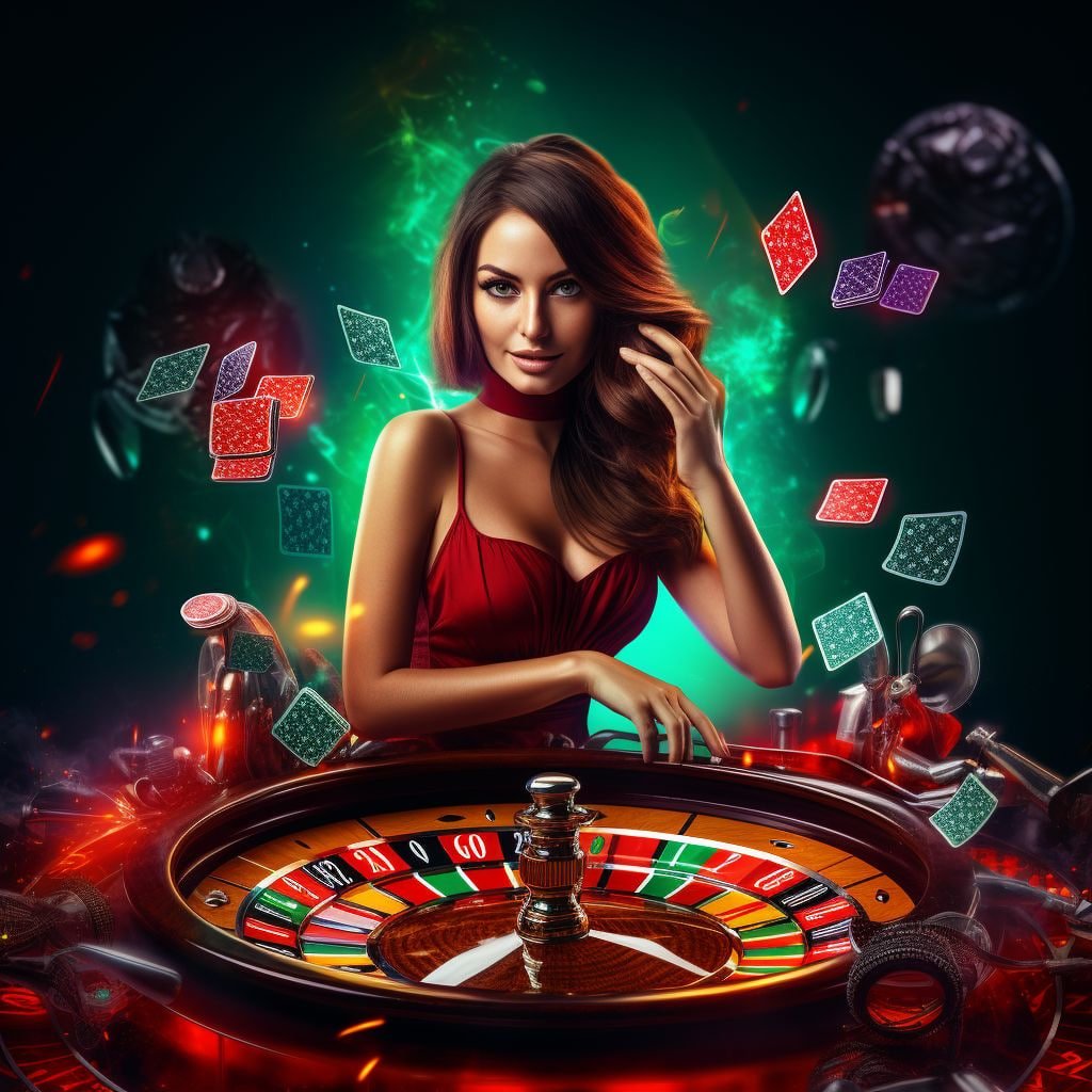 Dealer profesional melayani permainan baccarat secara langsung di kasino online